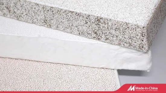 High-Temperature Refractory Porous Al2O3 Alumina Foam Ceramic Filter Plates for Liquid Aluminum Melting Furnace Casting Metal Filtration